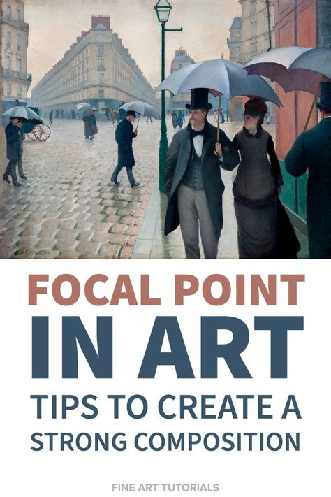 Artworks with strong focal points are aesthetically pleasing and lead the viewer's eye into the piece. #focalpoint #focalpointart #compositioninart #paintingcomposition #paintingtutorials #arttutorials #beginnerart #visualart