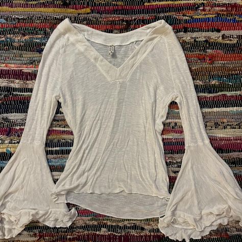 sheer free people bell sleeve top
#whimsygoth... - Depop Bell Sleeve Top Outfit, White Bell Sleeve Top, Flare Sleeve Top, Bell Sleeve Shirt, Flared Sleeves Top, Kitty Wallpaper, Cozy Outfit, Hello Kitty Wallpaper, 2000s Fashion