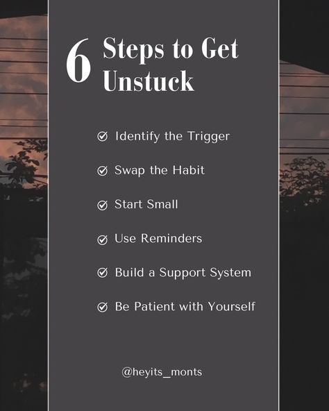 Breaking a bad habit is a journey, not a sprint. It’s all about finding what works for you, staying positive, and making small tweaks along the way. Keep at it—you’ve got this! 🚩Identify the Trigger Understand what prompts the bad habit— Knowing what sets off your behavior is the first step toward controlling it. Is it stress? Boredom? Certain environments or people? ↔️Swap the Habit Don’t just try to stop the habit, replace it with a healthier alternative—This method works because your b... You Ve Got This, Bad Habit, Healthy Alternatives, Staying Positive, The Bad, First Step, A Bad, Quick Saves