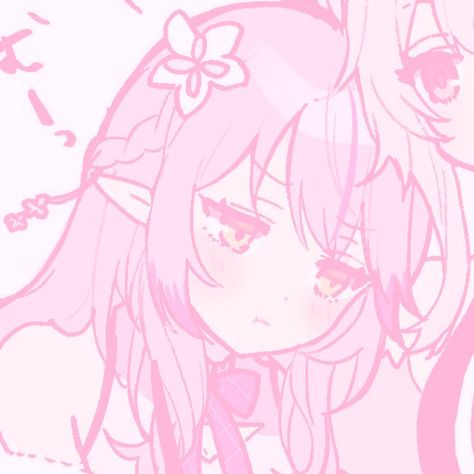 Icons Pink Aesthetic, Matching Anime Icons, Pink Hair Anime, Icons Pink, Best Friend Match, Matching Anime, Pink Icons, Pretty Images, Picture Icon