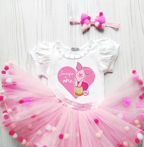 Every girl's the greatest wish is to look amazing! An adorable personalized outfit with a favorite character is always a good idea! Whenever it is a thematic party, birthday or even pleasure trip with family- be sure you sweetheart will always look awesome! General information - The set includes a tutu skirt with pom pom, t-shirt, and headband with pom pom. Also, you can buy each item separately. - I make outfits both for the smallest, toddlers and older girls. If you don't find a needed size in First Cake Smash, Birthday Outfit Dress, Elsa Outfit, Pink 1st Birthday, Birthday Outfit Pink, Pom Pom Skirts, Make Outfits, Tulle Poms, Disney Princess Outfits