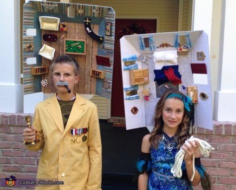 Pin for Later: Win Halloween With These 41 Sibling Costume Ideas Colonel Mustard and Miss Peacock Clue Halloween Costume, Sibling Costume Ideas, Best Diy Costumes, Clue Costume, Clue Game, Colonel Mustard, Sibling Costume, 2015 Halloween Costumes, Costume Works