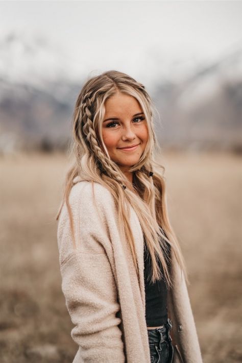 Braids Hairstyles, Senior Pictures, See More, Blonde Hair, A Woman, Braids, Blonde, Hairstyles, Hair