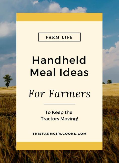 The people have spoken and handheld meal ideas are what they want this time of year! Yes, the tractors and combines are being primed and tuned for harvest season; one of our busiest times of year. And though many farmers would skip the act of eating altogether (after all, there’s work to be done!), they still need to eat. Because a hangry farmer is NOT a happy farmer. #amiright? Disclaimer: This post may contain affiliate links which means I may earn a small commission to support my blog if ... Field Meals, Croissant Breakfast Sandwich, Chicken Parmesan Sliders, Bbq Chicken Wraps, Ham Cheese Sliders, Chicken Salad Wrap, Slow Cooker Meatballs, Ham And Cheese Sandwich, Girl Cooking