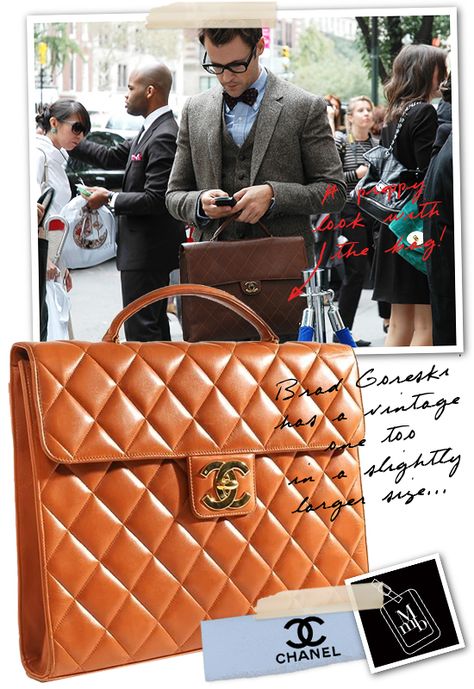 Press Kits, Chanel Men, Advanced Style, My Man, Well Dressed Men, Leather Briefcase, Bags Designer Fashion, Quilted Leather, Chanel Boy Bag