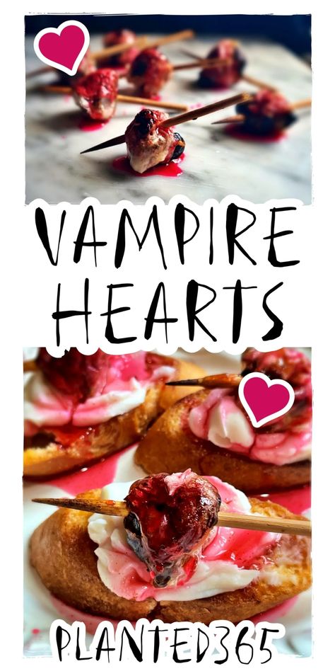 Vampire Snack Ideas, Vampire Snacks Food Ideas, Vampire Inspired Food, Dracula Themed Food, Gothic Appetizers, Vampire Foods Party Ideas, Vampire Appetizers, Vampire Food Ideas, Vampire Party Food