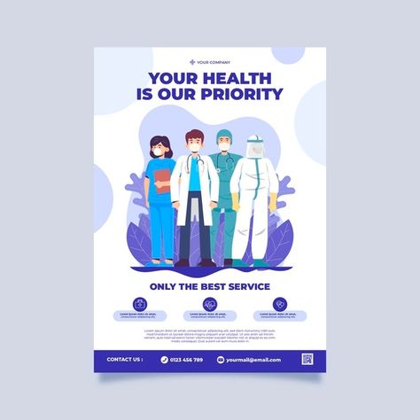 Hospital Poster Design Ideas, Medical Poster Design Ideas, Hospital Poster Design, Health Poster Design, Poster Hospital, Healthcare Poster, Hospital Poster, Clinic Poster, Medical Poster