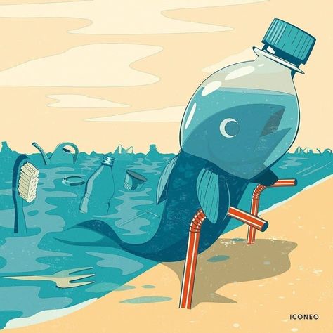 Water Pollution Poster, Portable Water Filter, Instagram Projects, Marine Pollution, Water Logo, Water Pollution, Plastic Pollution, Graphics Inspiration, The Fish