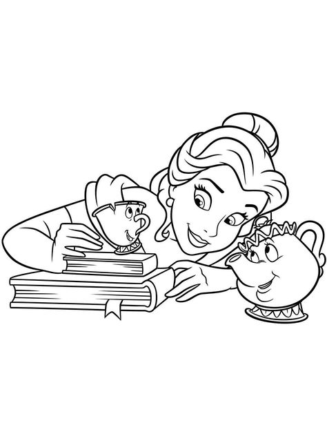 Princess Belle coloring pages Beauty And The Beast Coloring Pages, Belle Coloring Pages, Bella Disney, Disney Coloring Sheets, Beauty And The Beast Art, Disney Princess Coloring Pages, Disney Printables, Cartoon Coloring, Disney Belle