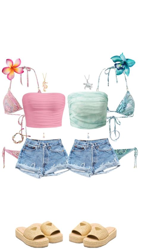 Bff Outfits Matching, Bff Matching Outfits, Bestie Outfits, Matching Outfits Best Friend, Beachy Outfits, Preppy Summer Outfits, Best Friend Outfits, Bff Outfits, Outfit Inspo Summer