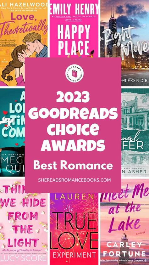 Goodreads Choice Awards 2023: Best Romance Books of the Year – She Reads Romance Books Best Selling Romance Novels, Best Romantic Books, Best Romance Books, College Romance Books, Romantic Comedy Books, Romance Audiobooks, Romantic Reads, Romcom Books, Books Of The Year