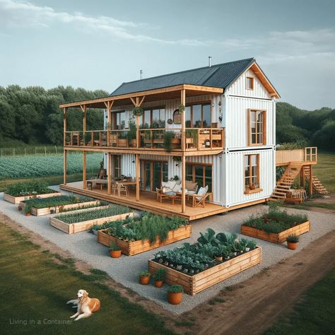 World's Best Shipping Container Projects | Living in a Container Container Home Plans, Shipping Container Home Designs, Shipping Container House Plans, Building A Container Home, Casas The Sims 4, Container House Plans, Casa Container, Modern Tiny House, Shipping Container House