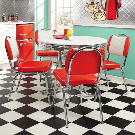 Retro Dining Table Retro Kitchen Tables Overstock, Retro Kitchen Tables Cottage, Retro Kitchen Tables Dinette Sets, 1950 Kitchen Table And Chairs, 80s Dining Room, Retro Dining Room Chairs, Funky Dining Room, 50’s Kitchen Tables, Retro Dining Room