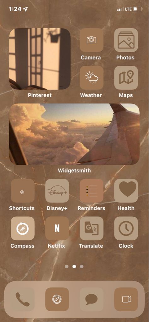 Brown Aesthetic Iphone, Light Brown Widget Aesthetic, Phone Widget Inspiration, Brown Iphone Widgets, Widget Iphone Brown Aesthetic, Light Brown Aesthetic Wallpaper Iphone, Colour Widgets, Light Brown Aesthetic Widget, Aesthetic Widgetsmith Ideas