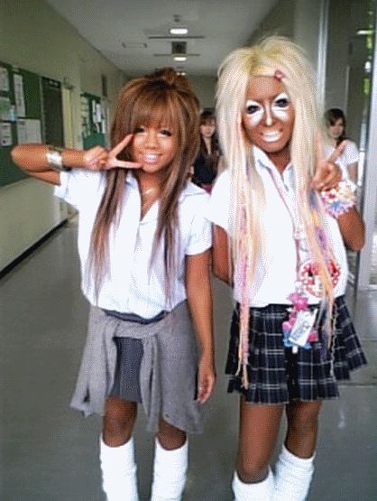 Ko-gyaru Kogal Fashion, Ganguro Girl, Soft Grunge Hair, Gyaru Makeup, 일본 패션, Gyaru Fashion, Japanese Street Fashion, J Fashion, Grunge Hair