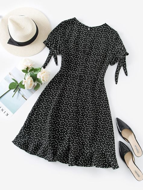 Cute Mini Dresses, Plaid Bodycon Dress, Tie Sleeve Dress, Cute Formal Dresses, Western Dresses For Women, Simple Frocks, Stylish Short Dresses, Elegant Dresses Classy, Trendy Dress Outfits