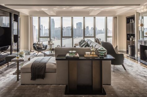 Practice: Elicyon Project: Shanghai  Location: Shanghai, China British Living Room, Shanghai Apartment, Pent House Design, Calm Mood, International Interior Design, Luxury Contemporary, Residential Apartments, Shanghai China, The Calm