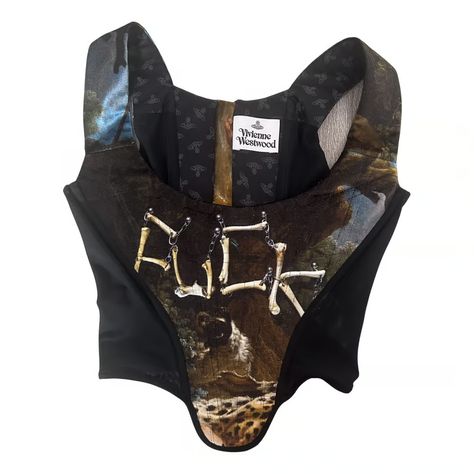 VIVIENNE WESTWOOD Women Tops - Vestiaire Collective Book Girlfriend, Vivienne Westwood Clothes, Vivienne Westwood Corset, Styling Moodboard, Vivienne Westwood Punk, Vivienne Westwood Tops, Vivian Westwood, Stage Fashion, Vivienne Westwood Fashion