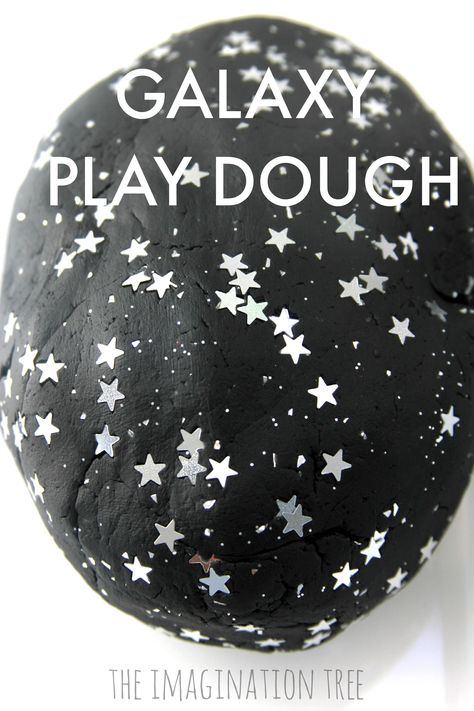 Galaxy Play Dough, Space Preschool, Preschool Sensory, Space Crafts For Kids, Imagination Tree, Space Unit, Outer Space Theme, Space Activities, Playdough Recipe