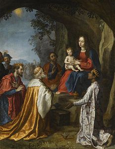 Adoration Magi Painting - The Adoration Of The Magi by Francesco Curradi Last Supper Painting, The Last Supper Painting, Salvator Rosa, The Adoration Of The Magi, Adoration Of The Magi, Miracles Of Jesus, Fra Angelico, Sandro Botticelli, Italian Baroque