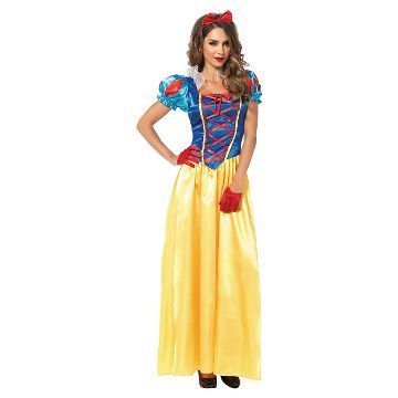 Snow White Women's 2 Piece Costume Fairy Tale Costumes, Snow White Dresses, Snow White Costume, White Costume, White Costumes, Princess Costume, Halloween Fancy Dress, Leg Avenue, Adult Halloween Costumes