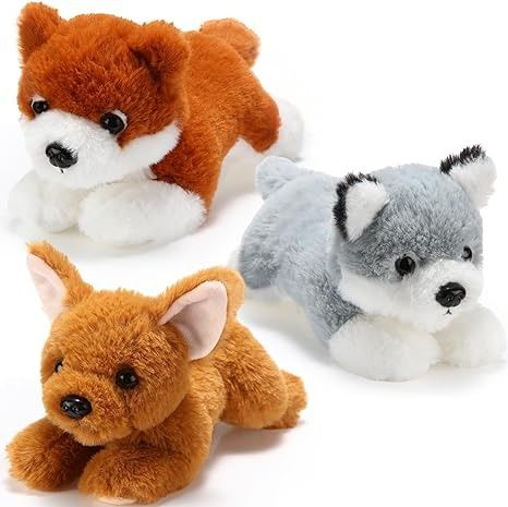 Amazon.com: Skylety 3 Pcs 7.87 Inch Dog Stuffed Animal Plush Dog Puppy Soft Plush Dog Pillow Toy Fluffy Puppy Set for Girls Kids Dog Theme Party Favor Birthday Baby Room Decor (Pomeranian, Chihuahua, Corgi) : Toys & Games Dog Party Favors, Pomeranian Chihuahua, Fluffy Puppy, Dog Themed Parties, Baby Stuffed Animals, Christmas Girls, Fluffy Puppies, Dog Stuffed Animal, Pet Dogs Puppies