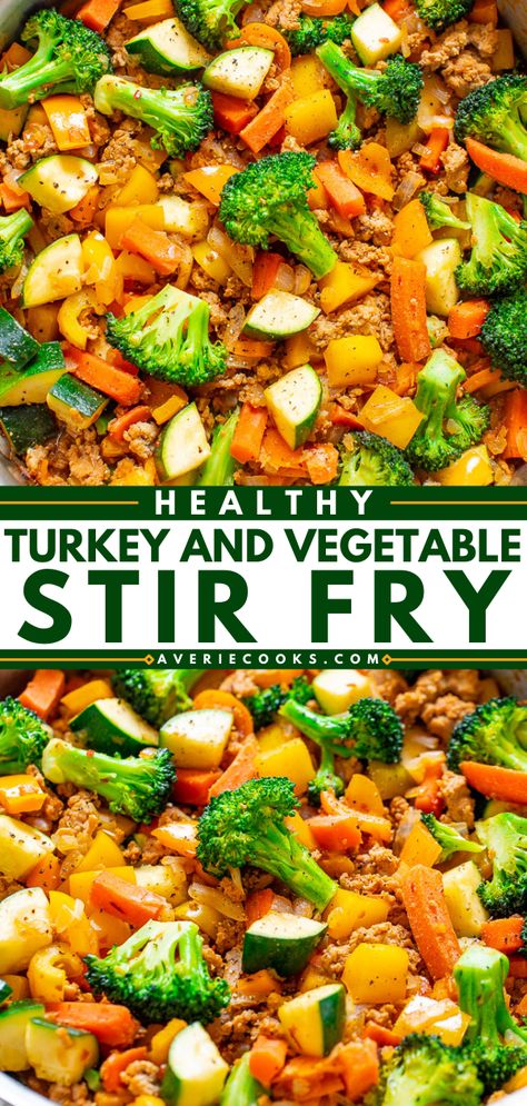 Ground Turkey Stir Fry, Turkey Stir Fry Recipes, Recipes With Ground Turkey, Produce Drawer, Turkey Stir Fry, Healthy Turkey Recipes, Ground Turkey Recipes Healthy, Healthy Ground Turkey, Healthy Stir Fry