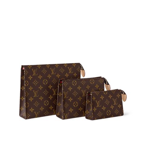 Trio Toilet Pouch Monogram Canvas - Wallets and Small Leather Goods | LOUIS VUITTON Lv Pouch, Louis Vuitton Set, Louis Vuitton Toiletry Pouch, Luxury Pouch, Pochette Louis Vuitton, Louis Vuitton Pouch, Louis Vuitton Official Website, Trunk Bag, Toiletry Pouch