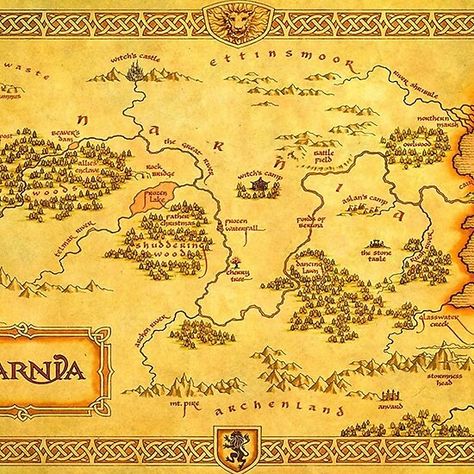 Narnia Map, Map Of Narnia, The Company You Keep, English Major, Fantasy World Map, Chronicles Of Narnia, Fantasy Map, Fantasy Games, Narnia