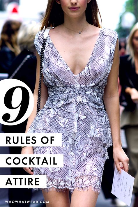 What you should actually wear to cocktail hour Casual Cocktail Attire For Women, Casual Cocktail Attire, What Is Cocktail Attire, Summer Cocktail Attire, Cocktail Party Attire, Spring Cocktail Dress, Cocktail Wedding Attire, Party Style Outfit, Best Cocktail Dresses