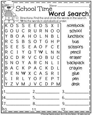 Kindergarten Morning Work (Set 1) | School Worksheets First Grade Worksheets Free Printables Writing, Esl 1st Grade, 1rst Grade Worksheets, 2nd Grade School Work, Free Second Grade Worksheets, Back To School Worksheets 2nd Grade, Worksheets For Grade 2 Activities, Elementary School Worksheets, Word Search For Grade 1