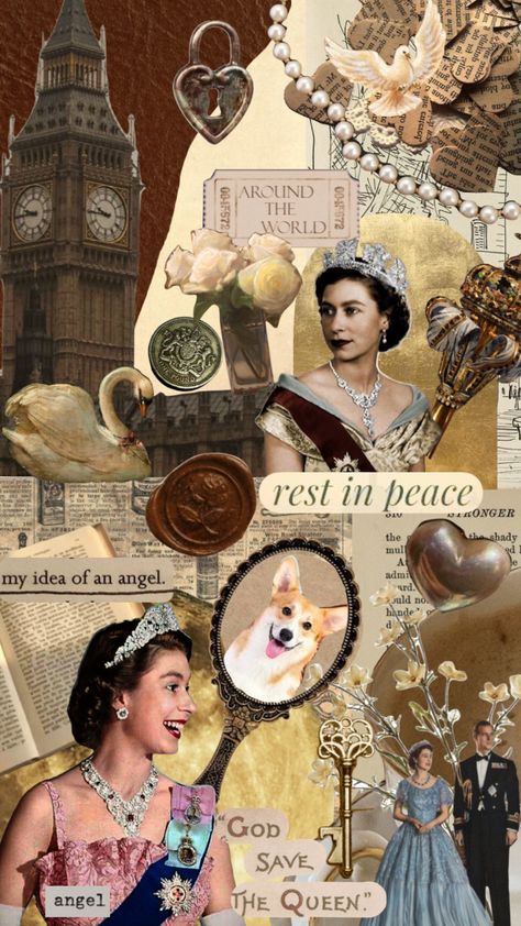 #queen #rip #queenelizabeth #elizabeth #fyp #collage #fyypp #moodboard # Elizabeth Ii Aesthetic, British History Aesthetic, Queen Elizabeth Ii Aesthetic, Queen Elizabeth Ii Wallpaper, Queen Elizabeth Aesthetic, Queen Elizabeth Wallpaper, Elizabeth + Core + Aesthetic, Rage Quotes, Ratu Elizabeth