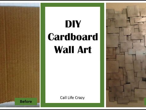 DIY Cardboard Wall Art for only $3 - Call Life Crazy Cardboard Wall Art Diy, Cardboard Wall Art, Cardboard Wall, Abstract Techniques, Cardboard Crafts Diy, Cardboard Painting, Before Baby, Maternity Leave, My School