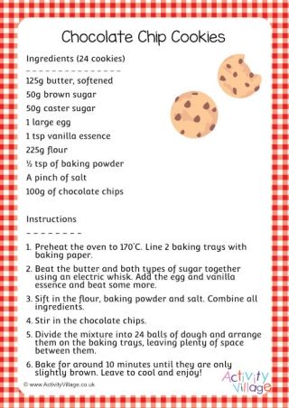 What's New Cookie Recipes For Kids, Cookie Recipes Chewy, Chocolate Chip Cookies Ingredients, Maths Worksheets, Homemade Cookbook, Recipe For Kids, Chocolate Chip Cookie Recipe, Easy Sugar Cookies, Chip Cookie Recipe