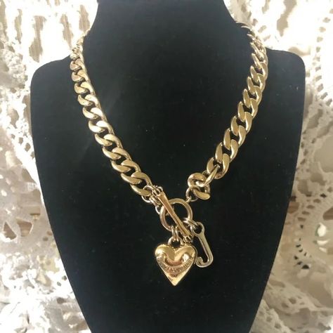 Juicy Couture Charm Necklace, Rose Gold Choker Necklace, Lock Charm Necklace, Puffy Heart Necklace, Rose Gold Choker, Cupcake Necklace, Juicy Couture Necklace, Couture Necklace, Cherry Necklace