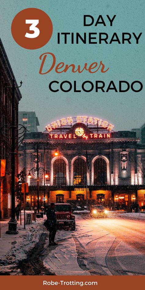 Where To Stay In Denver Colorado, Weekend In Denver, La Travel Guide, Things To Do In Denver, Denver Travel, Colorado Travel Guide, Itinerary Planner, Weekend Itinerary, Colorado Vacation