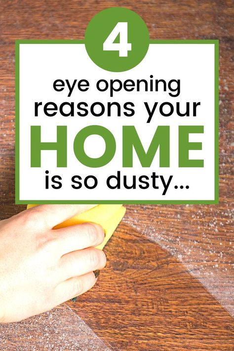 Dust gets everywhere - it's never ending! Here are all the reasons your home is dusty, and the best ways to reduce dust in your house. Make your cleaning easier by taming the dust mites once and for all. Dusty House, Dusting Tips, Clean Window Blinds, Dusting Blinds, Best Blinds, Pallet Patio Furniture, Cleaning Blinds, Cleaner Recipes, Improve Indoor Air Quality