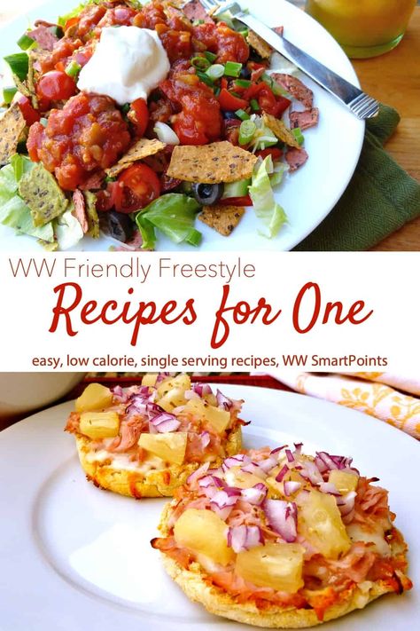 Low Fat Dinner Recipes, Dinner Recipes For One, Easy Meals For One, Low Fat Dinner, Recipe For 1, Recipes For One, For One, Healthy Low Calorie Meals, Dinner For One