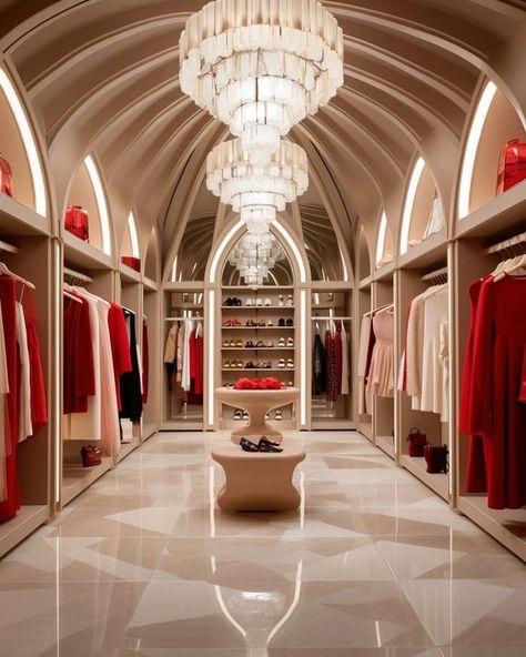 Luxury Closet Ideas, Luxurious Walk In Closet, Expensive Style, Luxurious Closet, Luxury Dressing Room, House Closet, Philippine Houses, Bubble House, Retail Store Interior Design