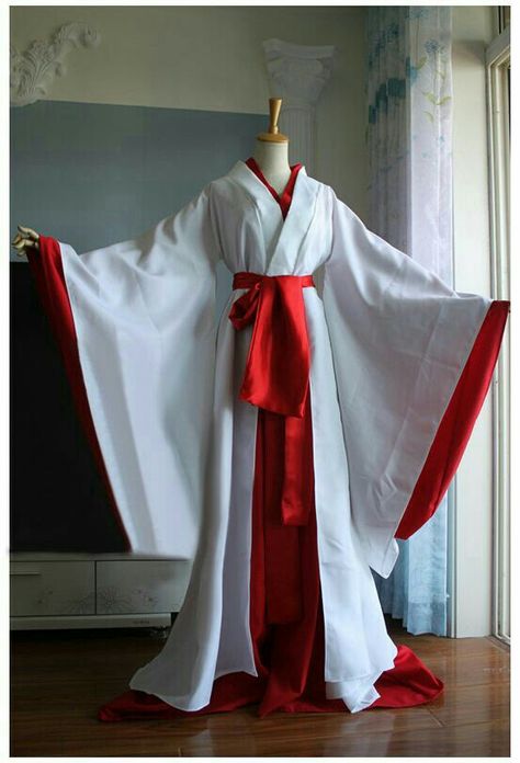 Gaun Abad Pertengahan, Kimono Traditional, Kimono Outfits, Ancient Dress, Ancient Chinese Dress, Modern Kimono, Red Kimono, Yukata Kimono, Kimono Design