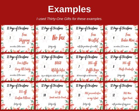 12 Days Of Christmas Sale Ideas, 12 Days Of Christmas Business Ideas, 12 Days Of Christmas Small Business, Small Business Christmas Sale Ideas, Christmas Salon, Engagement Games, Sales Ideas, Christmas Marketing, Shopping Humor