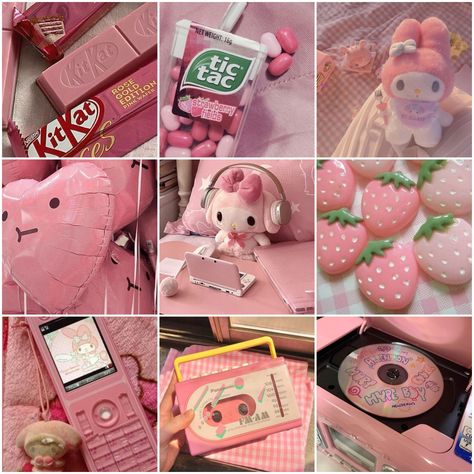 credit is required, pls credit my by my username or as luce, luci, or bunny ^_^ #aesthetic #aesthetics #aesthetic moodboard #moodboard #moodboards #pink #strawberry #sanrio #bunny #my melody #cute #kawaii Strawberry Sanrio, Sanrio Bunny, Pretty Moodboards, Aesthetics Moodboard, F2u Moodboards, My Melody Cute, Pink Melody, Kawaii Candy, Strawberry Heart