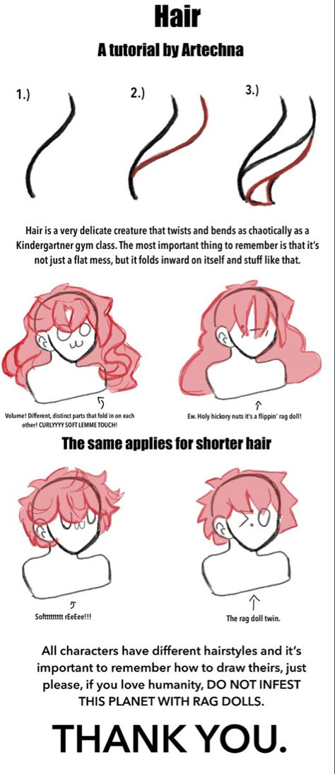 Hairstyles That Cover One Eye Drawing, Bushy Hair Drawing, Art Tips For Hair, How To Draw Hair Tips, How To Draw Frizzy Hair, Messy Hair Tutorial Drawing, Hair Styles For Short Hair Drawing, Tips On Drawing Hair, How To Draw Spiky Hair