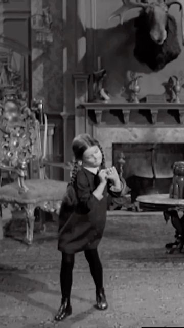 ⚡️NOTART⚡️ on Instagram: "Original Wednesday Addams Dance, 1964 6 year-old Lisa Loring in The Addams Family 🎞️ (the series 1964-1966) #notarton #theaddamsfamily #wednesdayaddams #wednesday #series #lisaloring" Old Wednesday Addams, Lisa Loring, Wednesday Addams Dance, Wednesday Addams Family, Wednesday Series, The Addams Family, Mood Off., October 31, Addams Family