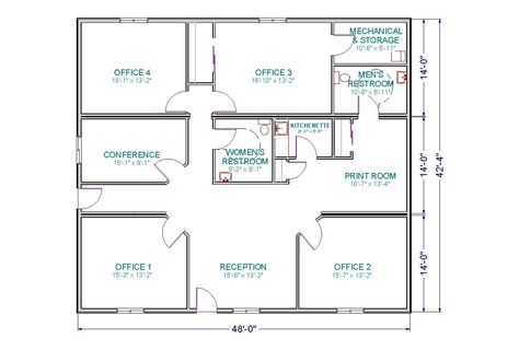 Small Office Layout, Office Building Plans, Office Layout Plan, Room Layout Design, Small Business Office, Office Floor Plan, Medical Office Design, Modular Office, Office Plan