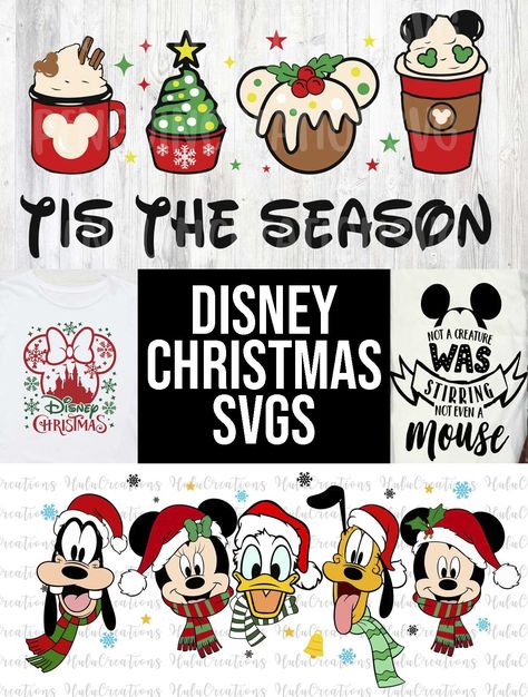 Disney Cricut Shirts Christmas, Disney Christmas Tshirts Family, Disney Christmas Snacks Svg, Christmas Shirts Mickey, Disney Christmas Family Shirts Ideas, Christmas Disney Trip Shirts, Disney Christmas Iron On Transfers, Christmas Disney Shirts Svg, Disney Svg Christmas