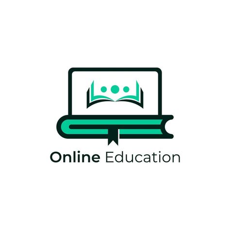 Online Education logo design Online Academy Logo, Online Learning Logo, Online Education Logo, Pen Logo, Study Images, Teaching Business, Education Logo Design, Academy Logo, Learning Logo