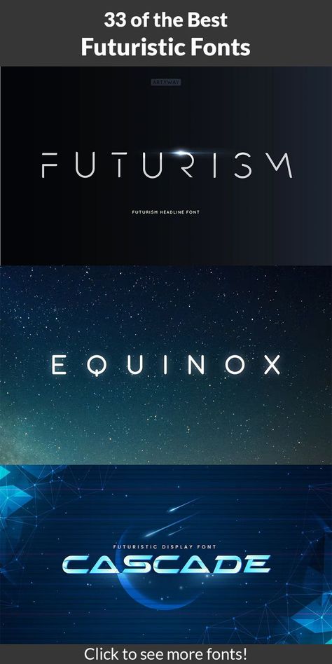 Looking for some futuristic fonts to give your next design project an edge? Look no further! We've collected 33 of the best fonts that will help you achieve a space-age, sci-fi look. Whether you're working on a movie poster, video game, or just need some new typefaces for your blog, these fonts are sure to inspire you. So download them now and get creative! Futuristic Typography Design, Free Fonts For Commercial Use, Fonts To Download, Top Free Fonts, Fonts For Commercial Use, Futuristic Typography, Typo Logo Design, Space Font, Game Font