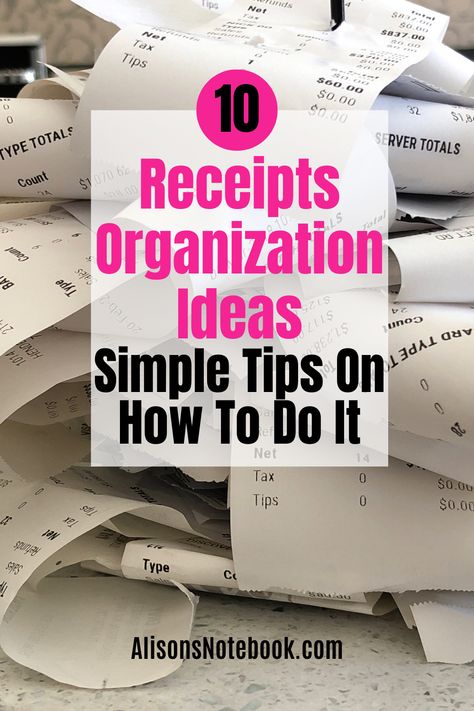 Is it hard for you to organize receipts? Here's our ultimate guide on how to organize receipts! These 10 ways will teach you on how organizing receipts for home or for business works so you wouldn't have any problems in organizing receipts anymore! Want more tips not just on receipt organization but also other decluttering ideas? Download my exclusive declutter for self-care checklist and embark on a journey to organize your life like never before. Receipt Storage Ideas, How To Organize Receipts Business, How To Organize Office Files, Document Organizer Filing System, Receipts Organization Ideas, Organizing Receipts For Business, How To Organize Receipts, How To Organize Your Home, Organize Files At Home