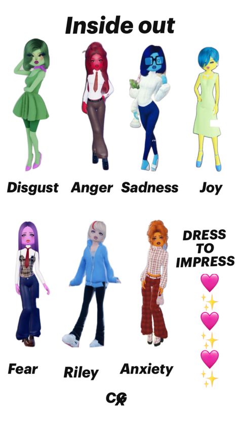 Joy Dress, Inside Out 2, Out Dress, Anger, Dress To Impress, Inside Out